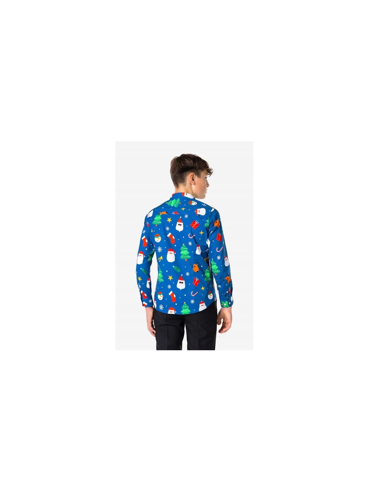 OPPOSUITS KOSZULA KOLOROWA ŚWIĘTA FESTIVITY BLUE TATA SYN OSSB-1009-US