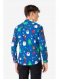 OPPOSUITS KOSZULA KOLOROWA ŚWIĘTA FESTIVITY BLUE TATA SYN OSSB-1009-US