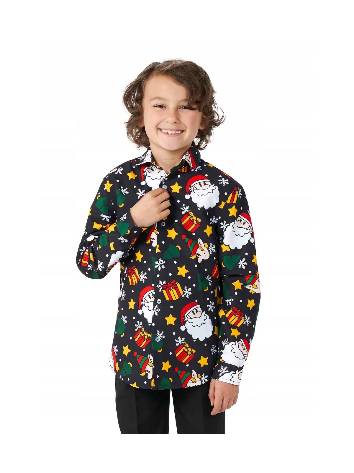 SUITMEISTER KOSZULA KOLOROWA ŚWIĘTA ELFY MIKOŁAJ  SUIT002