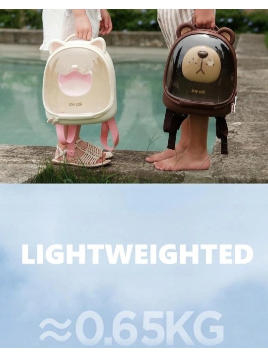 ZOYZOII PLECAK BAŃKA KOTEK  BIAŁY RÓŻOWY DLA DZIEWCZYNKI BAŃKA/2