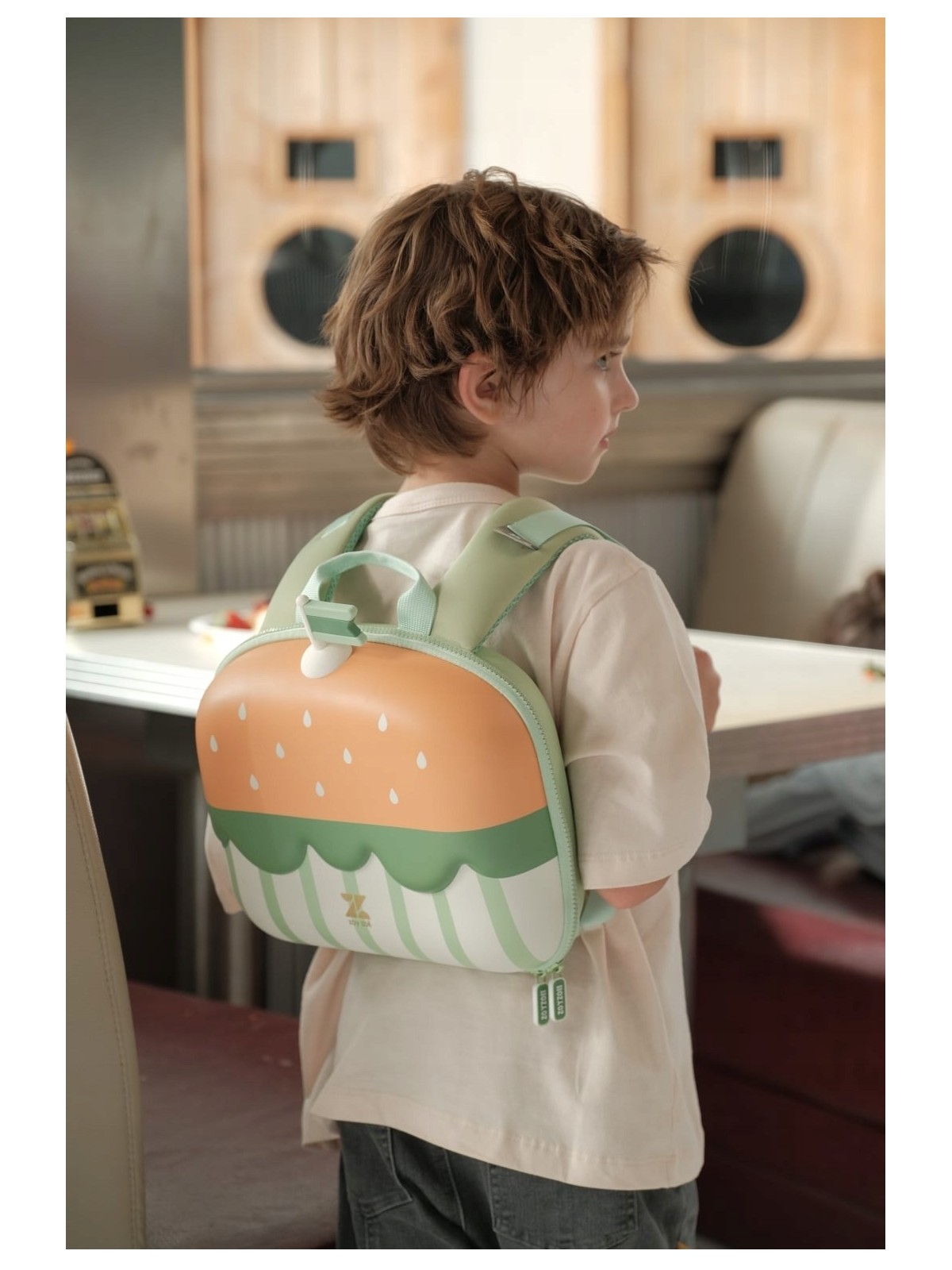 ZOYZOII PLECAK KOLOROWY HAMBURGER  BUREGER1