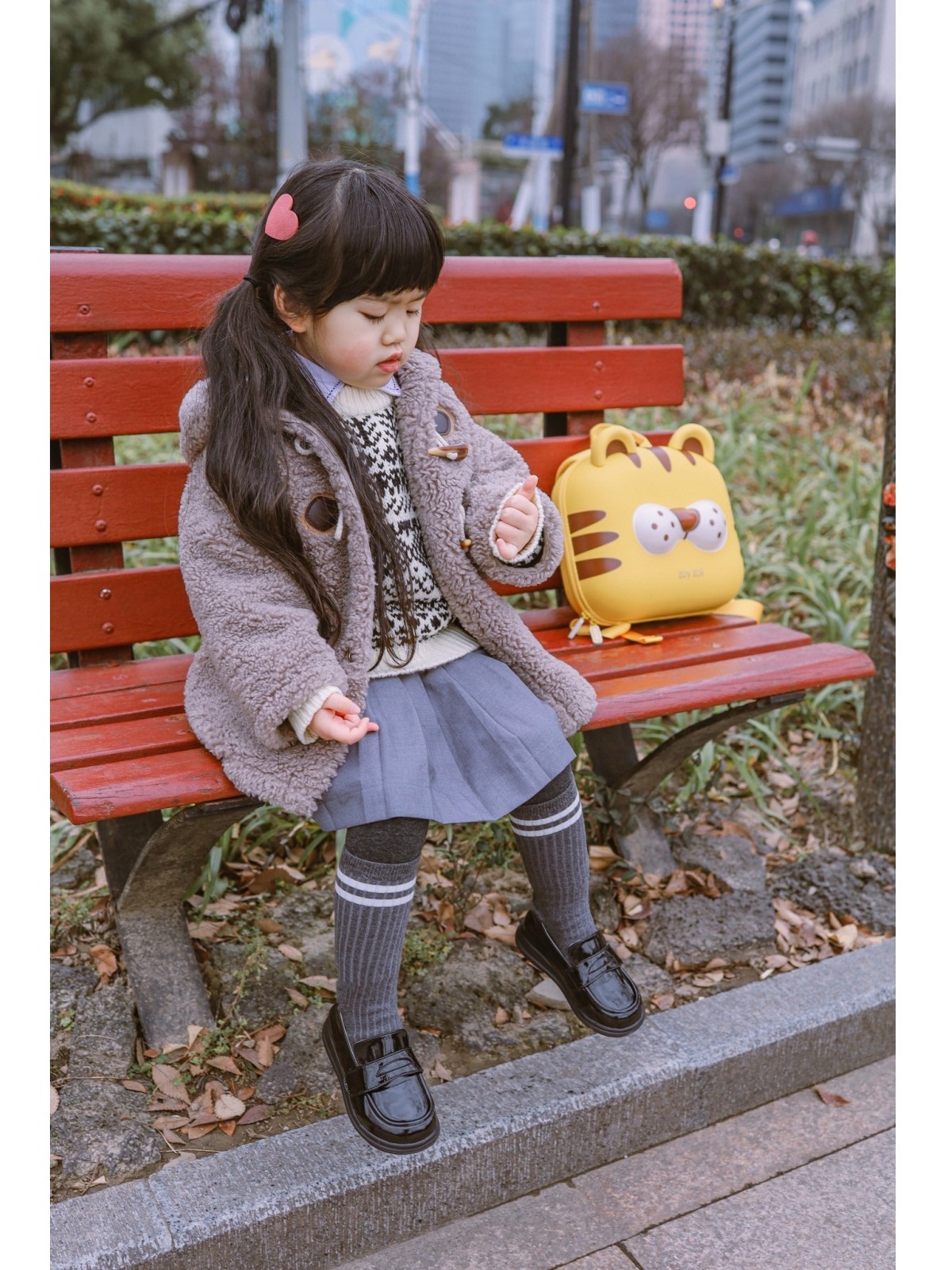 ZOYZOII PLECAK  DLA DZIECKA  ŻÓŁTO BRĄZOWY TYGRYS VITALLY TYGRYS1