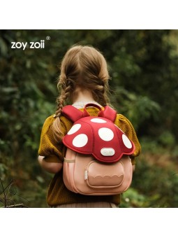 ZOYZOII PLECAK PRZEDSZKOLAKA KOLOROWY  MUCHOMOR  GRZYBEK1