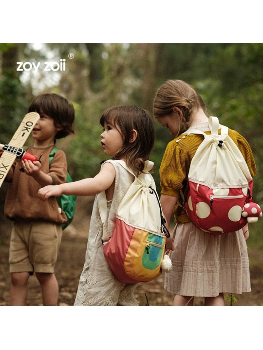 ZOYZOII  WOREK PLECAK KOLOROWY MUCHOMOR  WOREK1