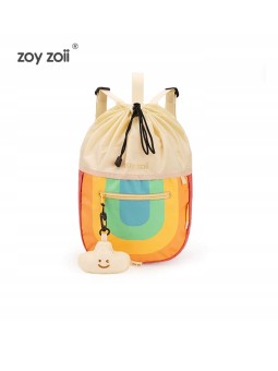 ZOYZOII  WOREK PLECAK KOLOROWY TĘCZA DLA DZIECKA  WOREK2