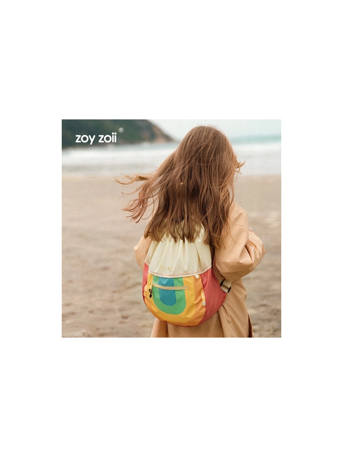 ZOYZOII  WOREK PLECAK KOLOROWY TĘCZA DLA DZIECKA  WOREK2