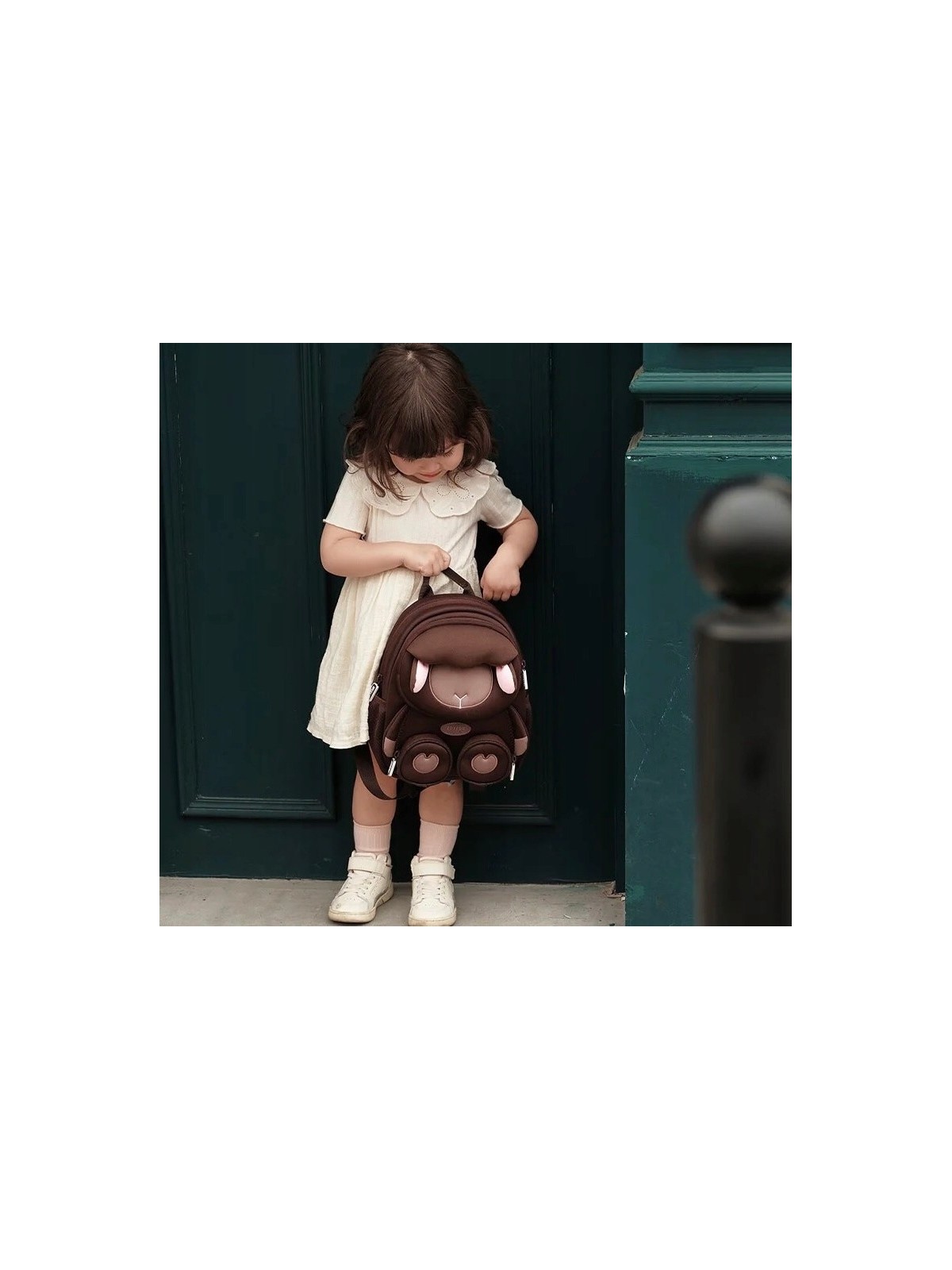 ZOYZOII PLECAK PRZEDSZKOLAKA OWIECZKA BRĄZOWY  ZWIERZAK OWIECZKA1