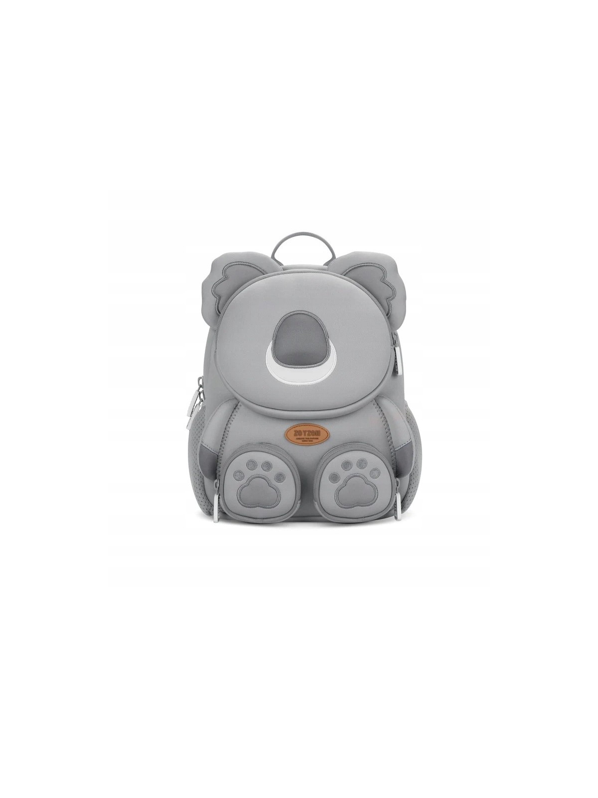 ZOYZOII PLECAK PRZEDSZKOLKA KOALA DLA DZIECKA  SZARY ZWIERZAK KOALA1