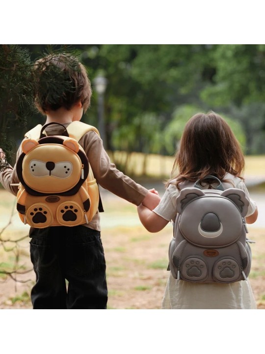ZOYZOII PLECAK PRZEDSZKOLKA KOALA DLA DZIECKA  SZARY ZWIERZAK KOALA1