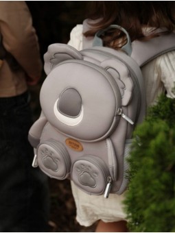 ZOYZOII PLECAK PRZEDSZKOLKA KOALA DLA DZIECKA  SZARY ZWIERZAK KOALA1