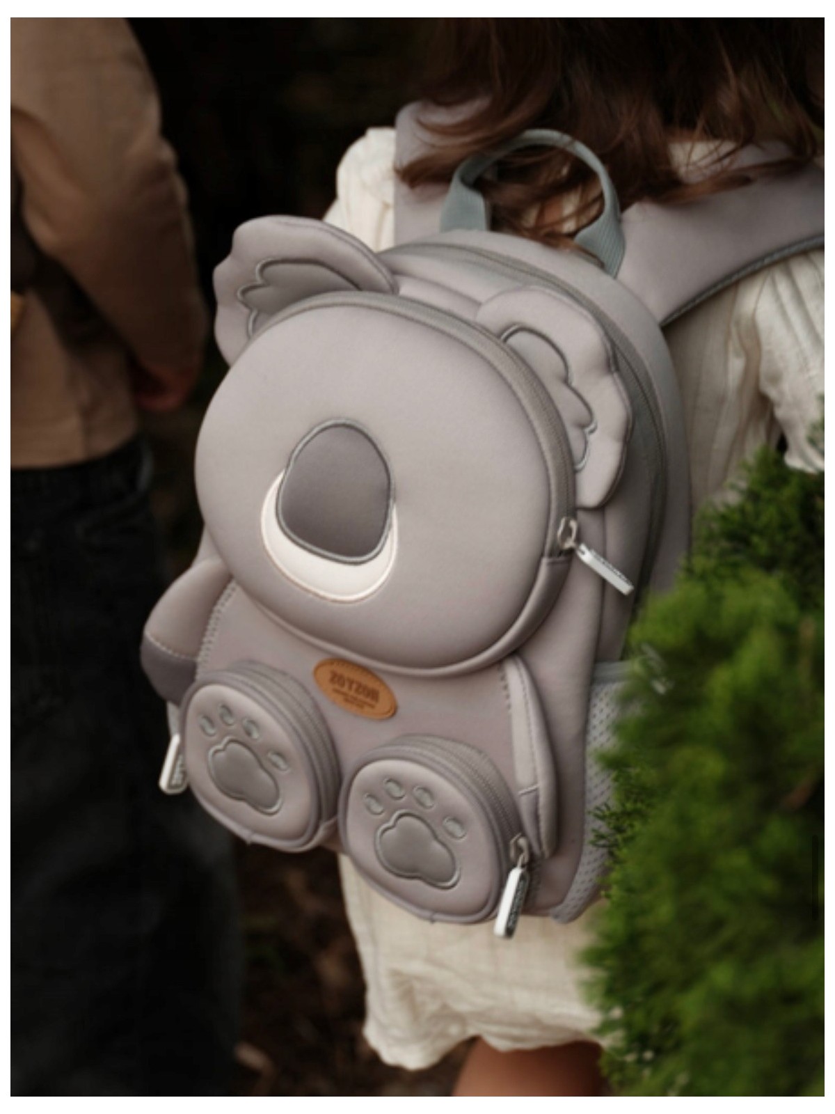 ZOYZOII PLECAK  SZARY ZWIERZAK KOALA1
