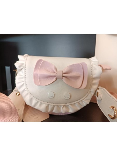 ZOYZOII TOREBKA DLA DZIEWCZYNKI RÓŻ KOKARDA1