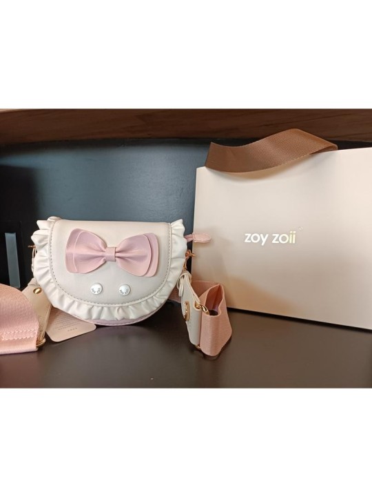 ZOYZOII TOREBKA DLA DZIEWCZYNKI RÓŻ KOKARDA1