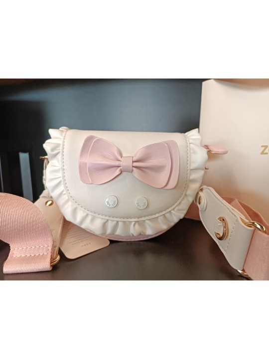 ZOYZOII TOREBKA DLA DZIEWCZYNKI RÓŻ KOKARDA1