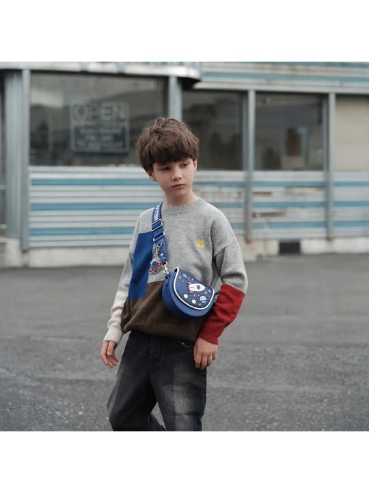 ZOYZOII TOREBKA GRANATOWA KOSMOS5