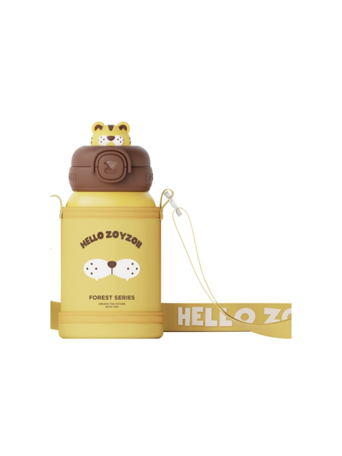 ZOYZOII TERMOS DLA DZIECKA ŻÓŁTY TYGRYS E8TIGER
