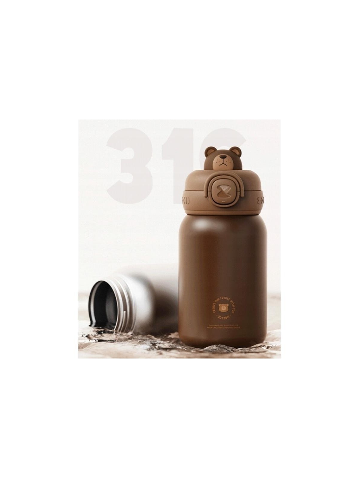 ZOYZOII TERMOS BRĄZOWY MIŚ E8BEAR