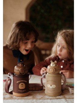 ZOYZOII TERMOS BEŻOWY KRÓLIK E8RABBIT