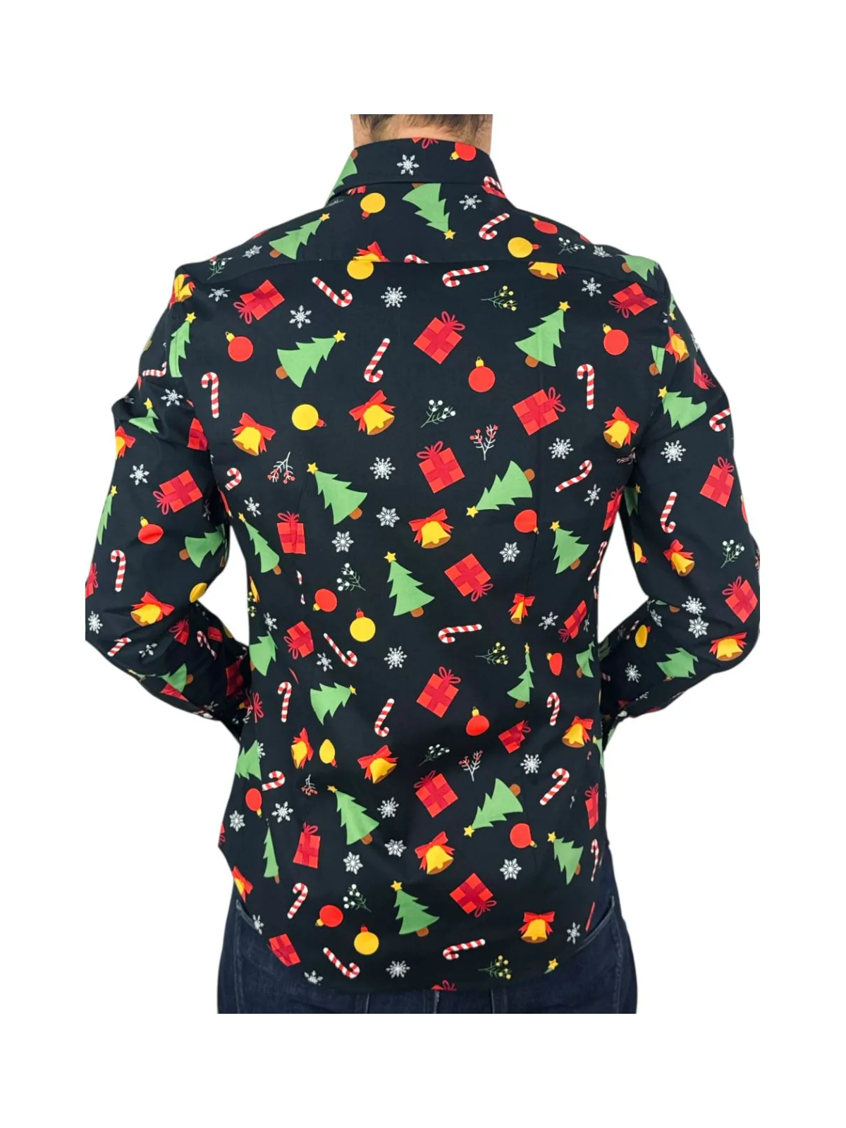 OPPOSUITS KOSZULA KOLOROWA  ŚWIĘTA TATA SYN CHIRSTMAS ICONS BLACK OSSM-0019-EU