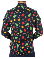 OPPOSUITS KOSZULA KOLOROWA  ŚWIĘTA TATA SYN CHIRSTMAS ICONS BLACK OSSM-0019-EU