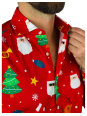 OPPOSUITS KOSZULA KOLOROWA  ŚWIĘTA TATA SYN  FESTIVITY RED OSSM-1013-EU