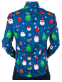 OPPOSUITS KOSZULA KOLOROWA  ŚWIĘTA TATA SYN  FESTIVITY BLUE OSSM-1011-EU