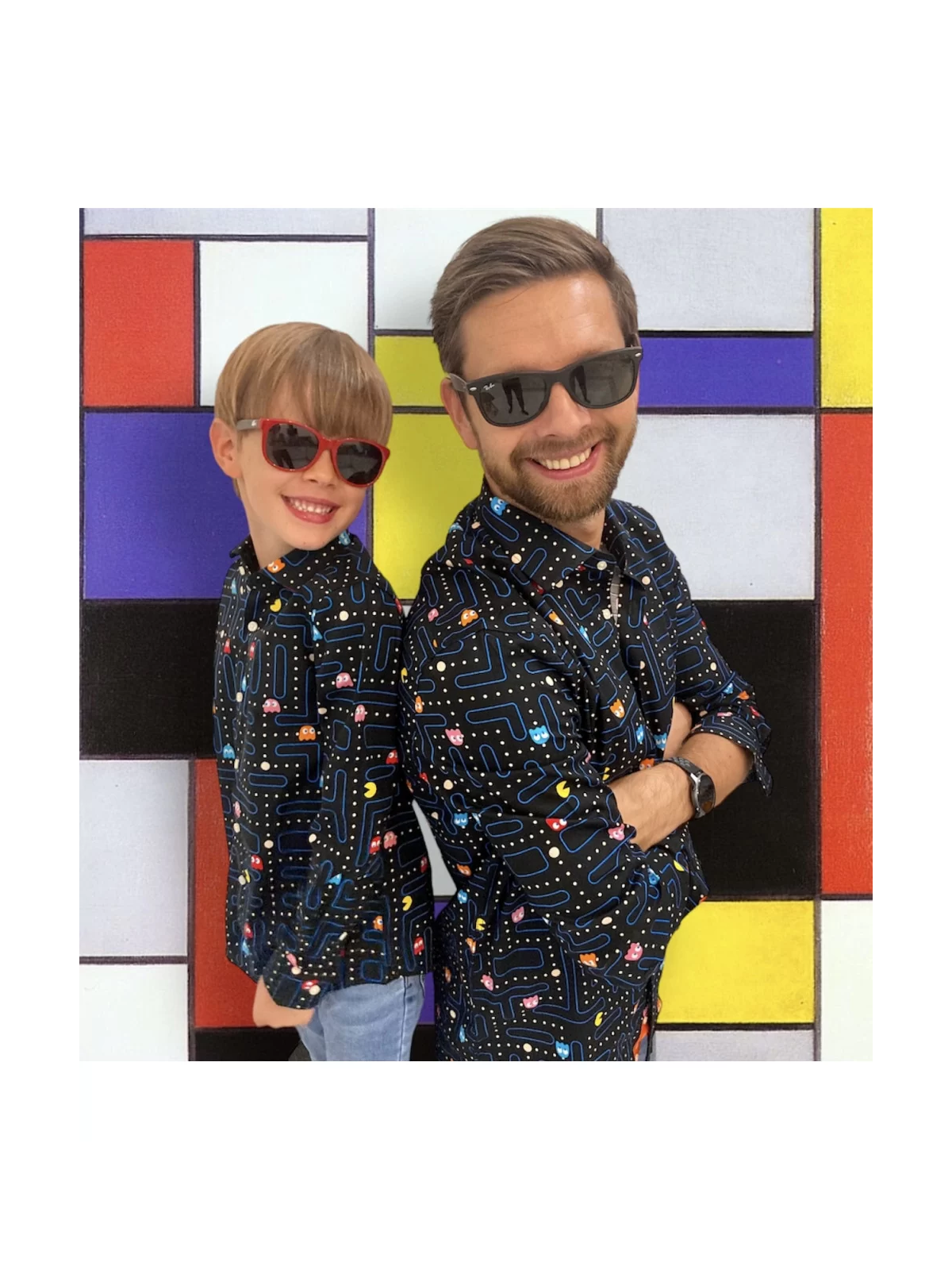 OPPOSUITS KOSZULA KOLOROWA PAC-MAN TATA SYN  OSSM-0026-EU