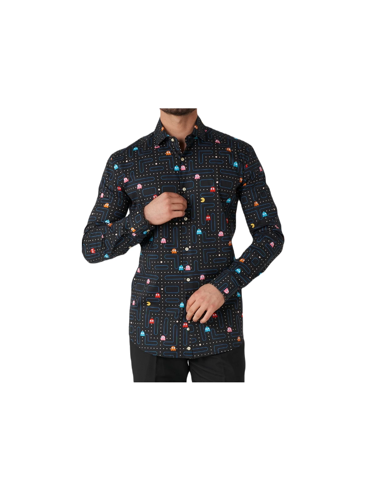 OPPOSUITS KOSZULA KOLOROWA PAC-MAN TATA SYN  OSSM-0026-EU