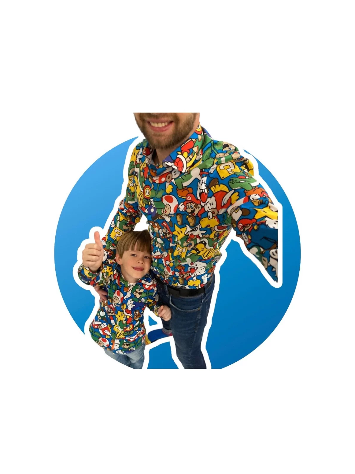 OPPOSUITS KOSZULA KOLOROWA SUPER MARIO TATA SYN  OSSM-0028-EU