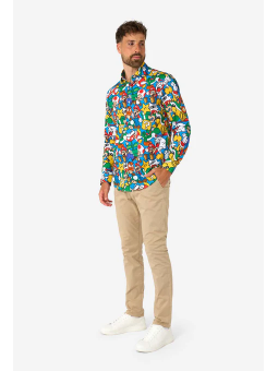 OPPOSUITS KOSZULA KOLOROWA SUPER MARIO TATA SYN  OSSM-0028-EU
