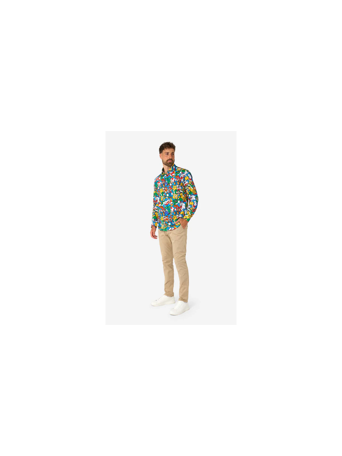 OPPOSUITS KOSZULA KOLOROWA SUPER MARIO TATA SYN  OSSM-0028-EU