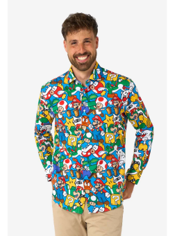 OPPOSUITS KOSZULA KOLOROWA SUPER MARIO TATA SYN  OSSM-0028-EU