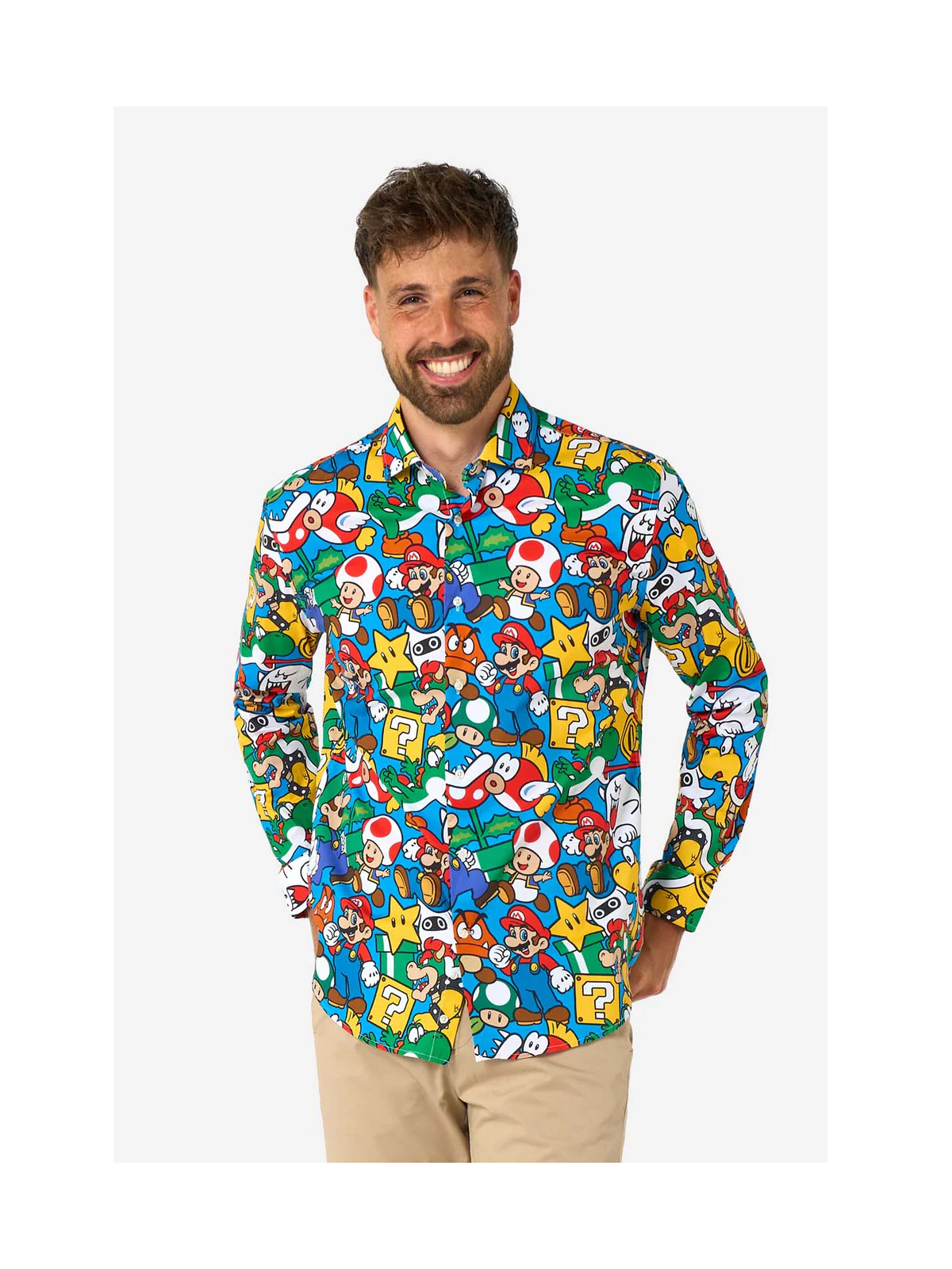 OPPOSUITS KOSZULA KOLOROWA SUPER MARIO TATA SYN  OSSM-0028-EU