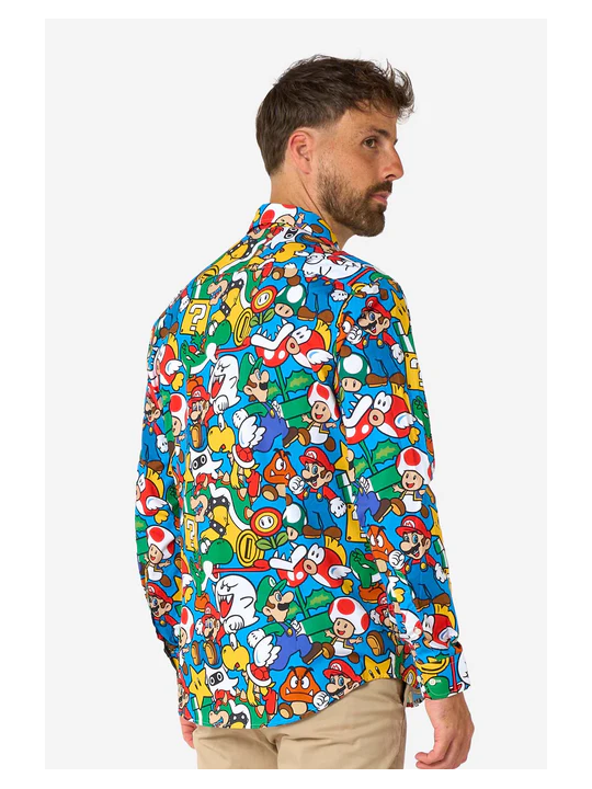 OPPOSUITS KOSZULA KOLOROWA SUPER MARIO TATA SYN  OSSM-0028-EU