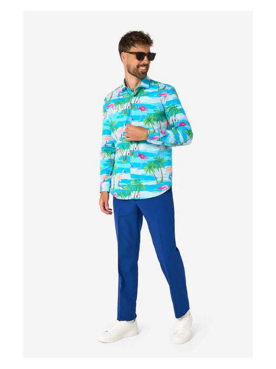 OPPOSUITS KOSZULA KOLOROWA FLAMINGUY TATA SYN  OSSM-0027-EU