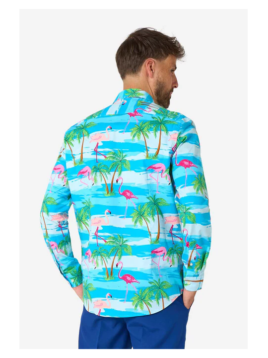 OPPOSUITS KOSZULA KOLOROWA FLAMINGUY TATA SYN  OSSM-0027-EU