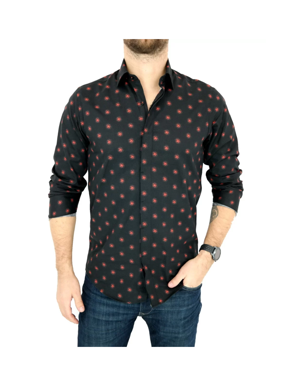 GIOVANNI PERA KOSZULA TATA SYN  PIŁKI DO KOSZA KOSZYKÓWKA  GP1