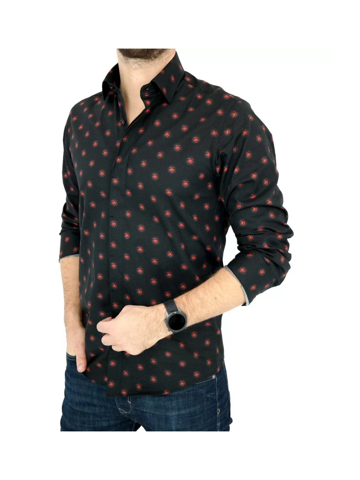 GIOVANNI PERA KOSZULA TATA SYN  PIŁKI DO KOSZA KOSZYKÓWKA  GP1