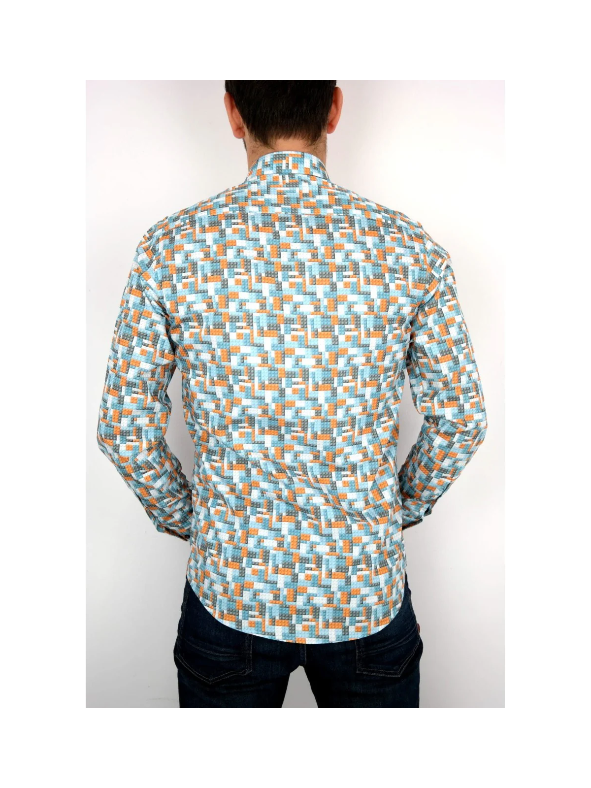 GIOVANNI PERA KOSZULA TATA SYN  KOLOROWA KLOCKI LEGO GP2