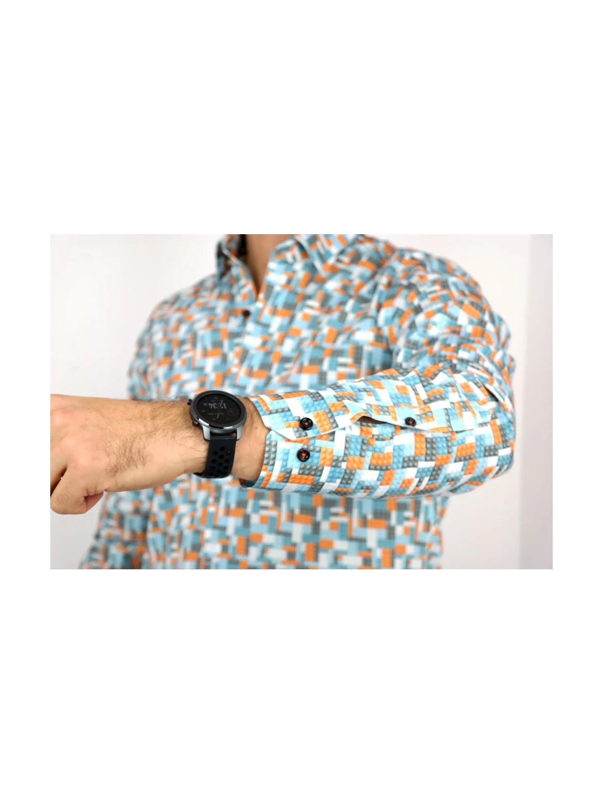 GIOVANNI PERA KOSZULA TATA SYN  KOLOROWA KLOCKI LEGO GP2