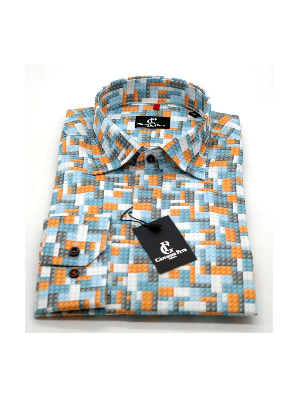 GIOVANNI PERA KOSZULA TATA SYN  KOLOROWA KLOCKI LEGO GP2