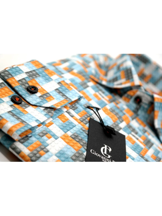 GIOVANNI PERA KOSZULA TATA SYN  KOLOROWA KLOCKI LEGO GP2