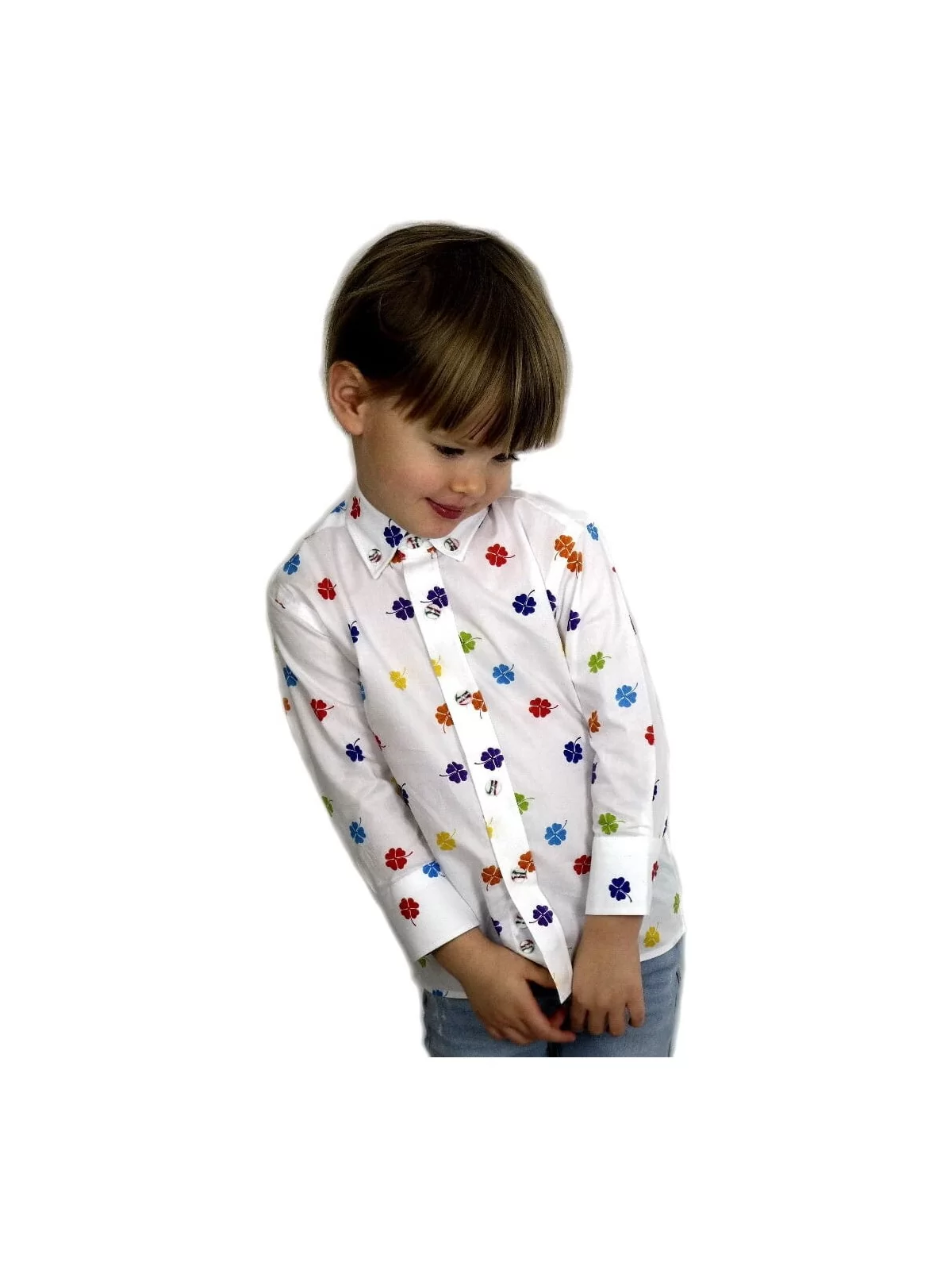 GIOVANNI PERA KOLOROWA  KOSZULA TATA SYN  GPKONICZYNKA