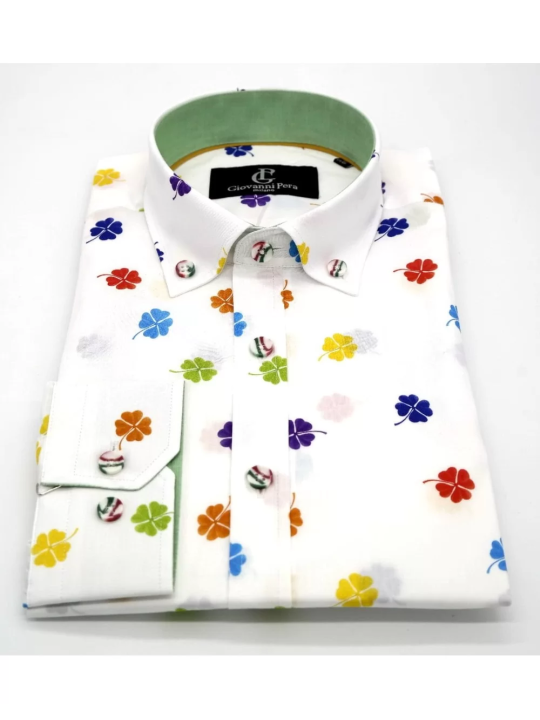 GIOVANNI PERA KOSZULA KOLOROWA  TATA SYN KONICZYKA GP5