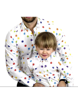 GIOVANNI PERA KOSZULA KOLOROWA  TATA SYN KONICZYKA GP5