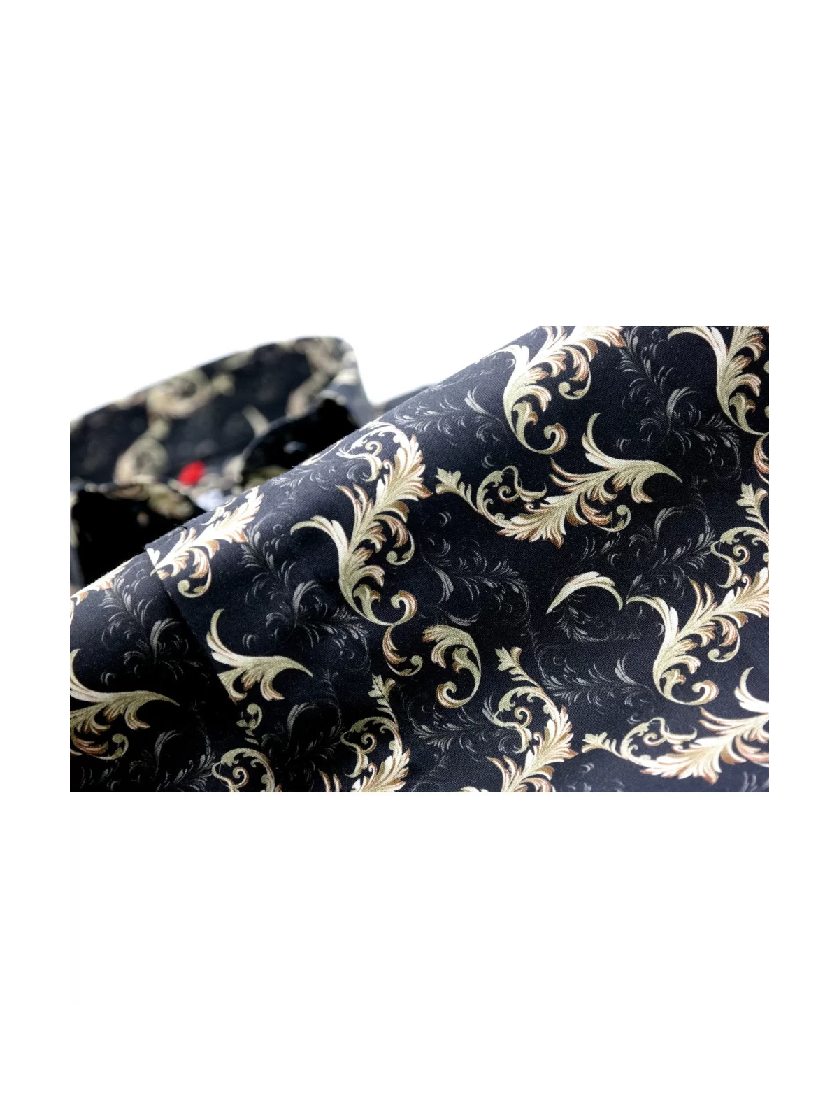 GIOVANNI PERA KOSZULA TATA SYN GLAMOUR CZARNA ZŁOTA GPGLAMOUR