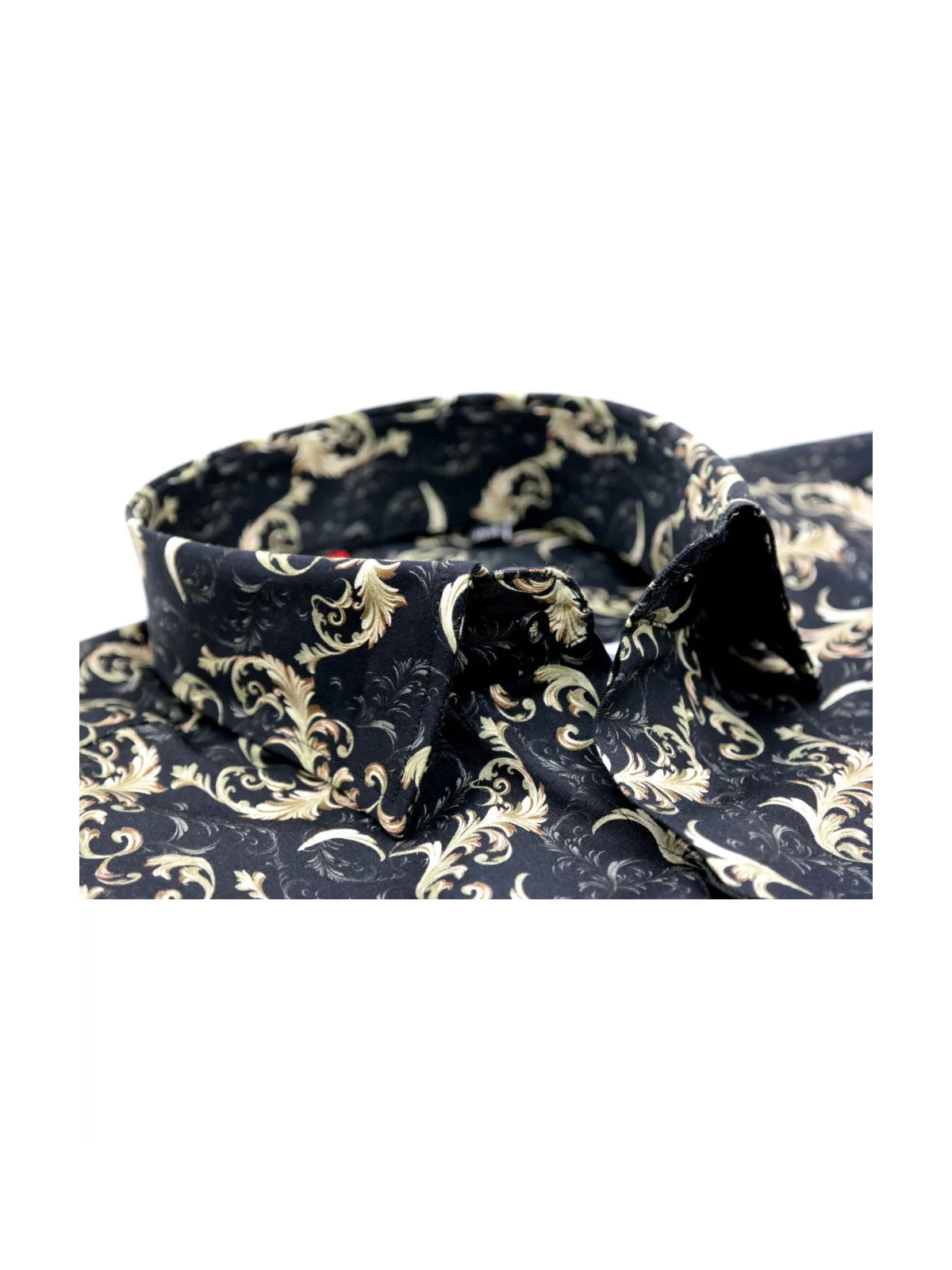 GIOVANNI PERA KOSZULA TATA SYN  GLAMOUR CZARNA ZŁOTA GP6