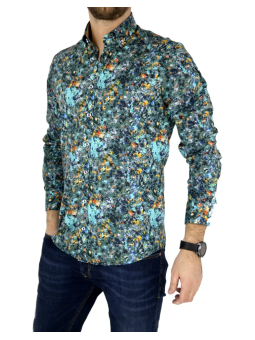 GIOVANNI PERA KOSZULA KOLOROWA  TATA SYN  CIAPKI GP7