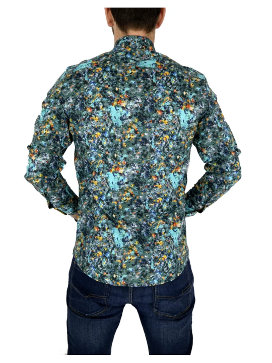GIOVANNI PERA KOSZULA KOLOROWA  TATA SYN  CIAPKI GP7