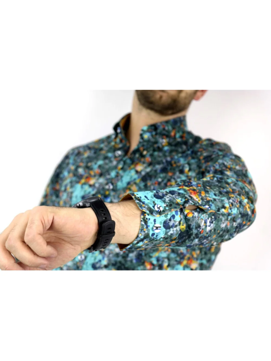 GIOVANNI PERA KOSZULA KOLOROWA  TATA SYN  CIAPKI GP7